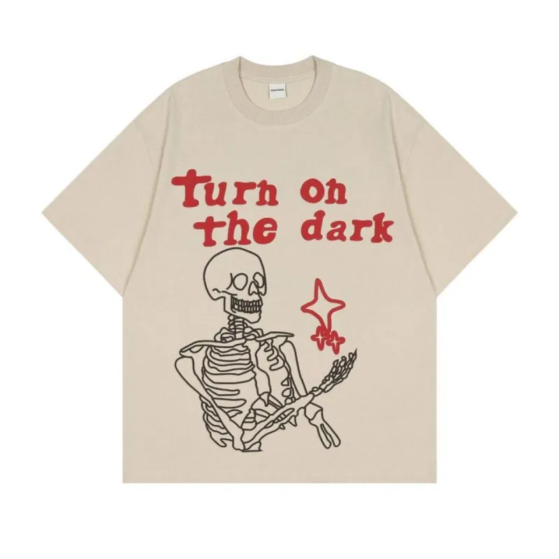 Turn on the Dark Skeleton T-Shirt sold by Yugen Theory