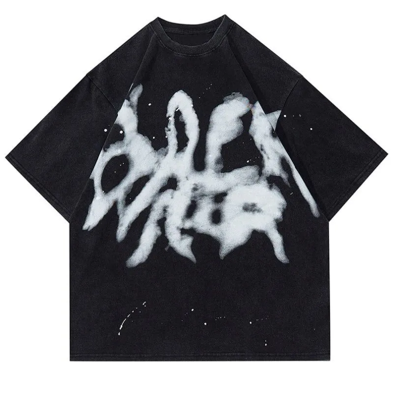 Summer T-shirt Inked Letters sold by Yugen Theory