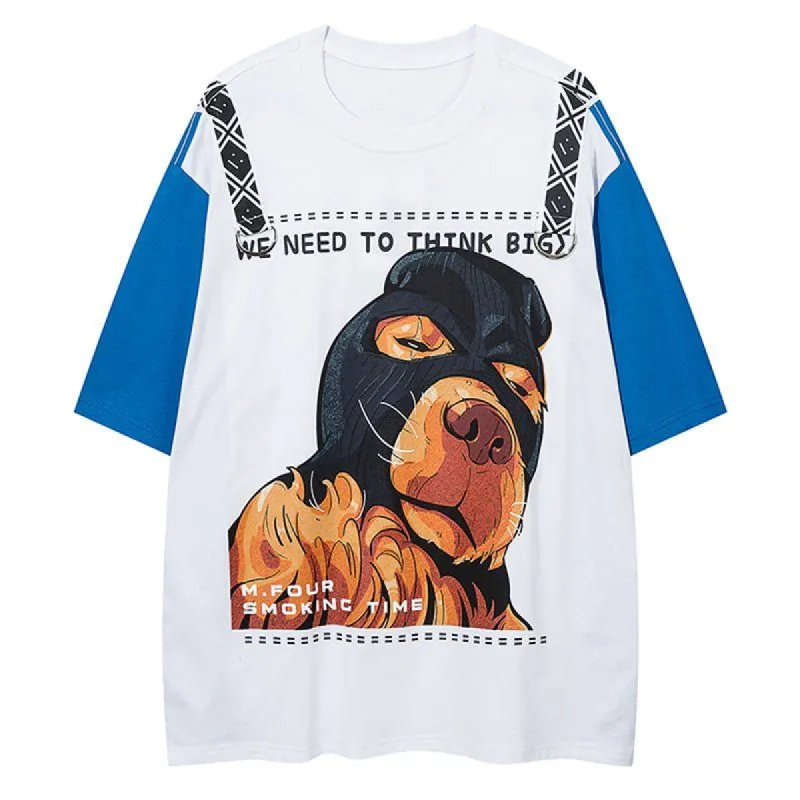 Hip Hop T-shirt Masked Dog sold by Yugen Theory