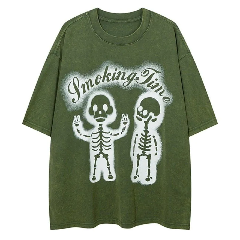 Vintage T-shirt Skeleton Doll sold by Yugen Theory