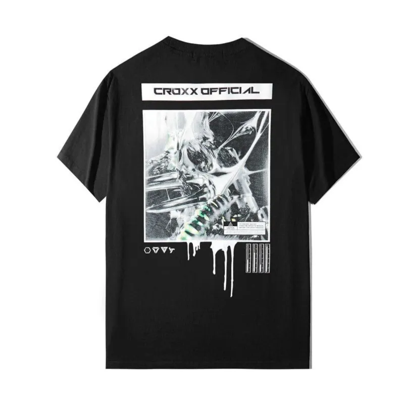 CROXX Liquid Chrome T-Shirt sold by Yugen Theory