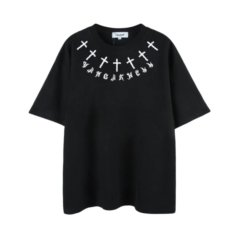 VANCARHELL Gothic Embroidered T-Shirt | Parallel