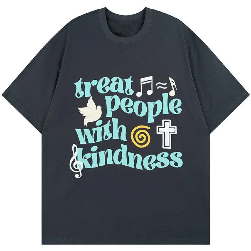 Harajuku T-shirt Foam Letter sold by Yugen Theory