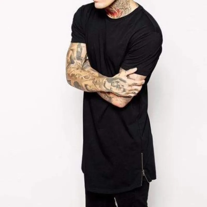 Side Zip T-Shirt sold by Yugen Theory