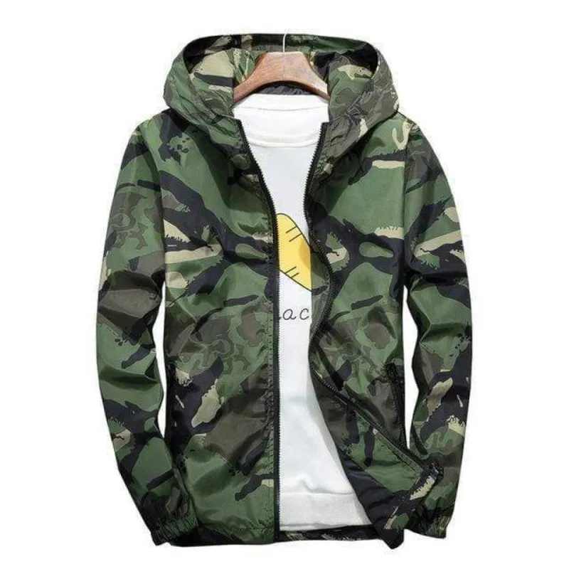 OG Camo Windbreaker sold by Yugen Theory