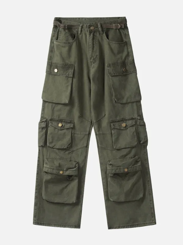 Vintage Multi-pocket Cargo Pants sold by Yugen Theory
