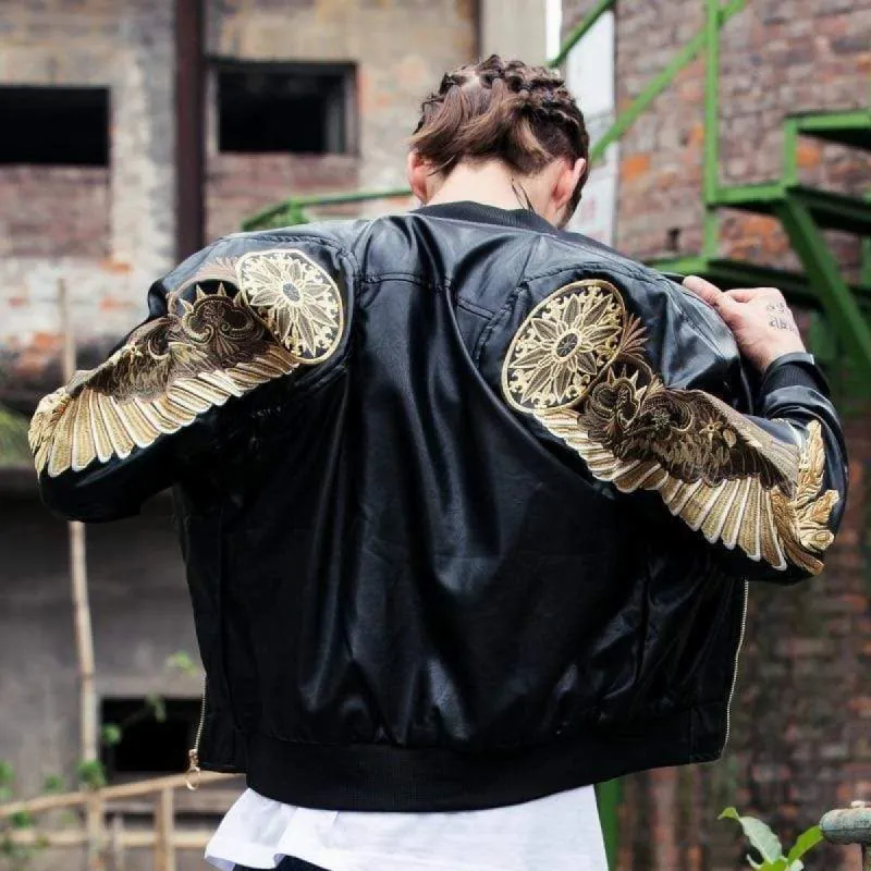 Golden Eagle Bomber Jacket sold by Yugen Theory