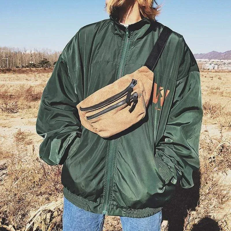 Corduroy Chest Bag sold by Yugen Theory