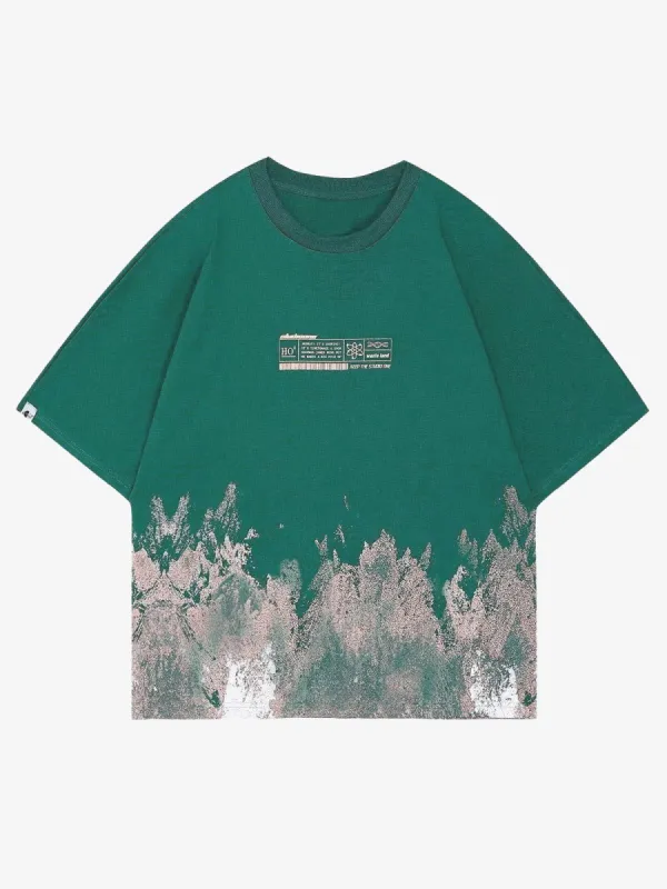 Snow Mountain Graffiti Graphic T-Shirt sold by Yugen Theory