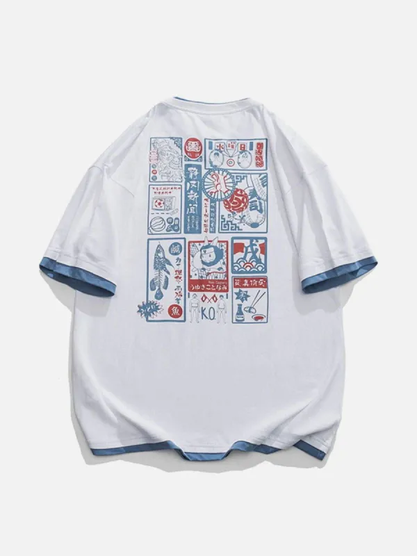 Fake Two Fish Graphic T-Shirt sold by Yugen Theory