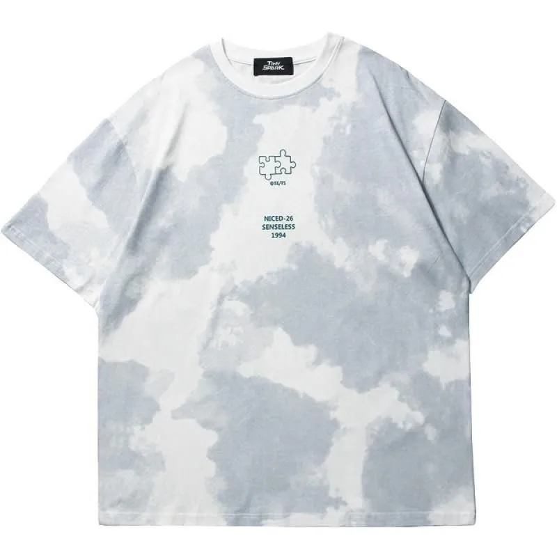 Cloud Print T-Shirt sold by Yugen Theory