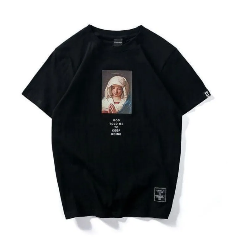 Virgin Mary T-Shirt sold by Yugen Theory