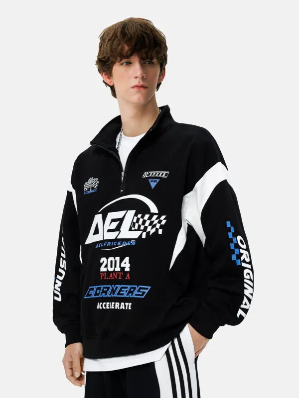 Vintage Motorcycle POLO Sweatshirt sold by Yugen Theory