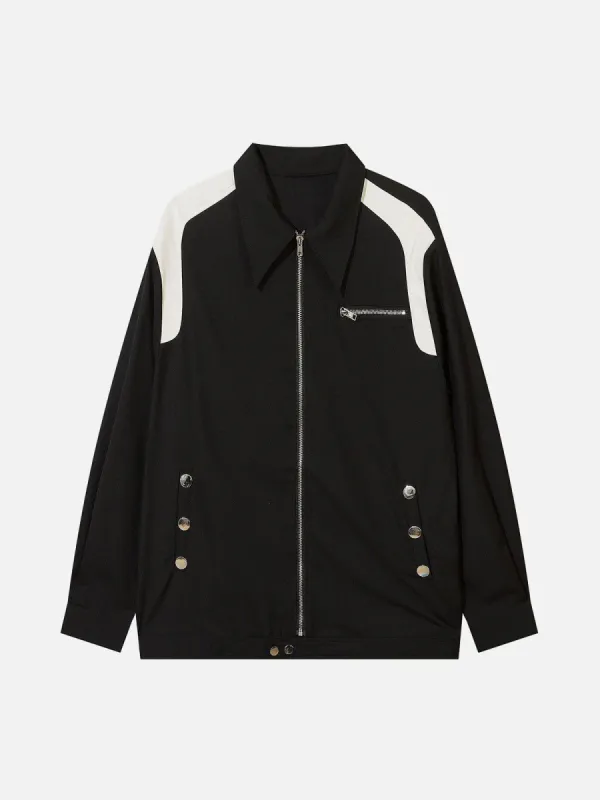 Patchwork Buttons Jacket sold by Yugen Theory