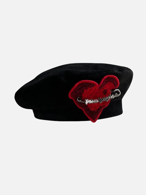 Heart Pin Beret sold by Yugen Theory