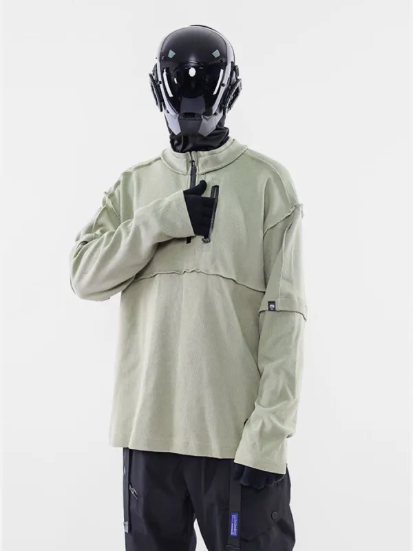 Two Collars Fake Two Sweatshirt sold by Yugen Theory