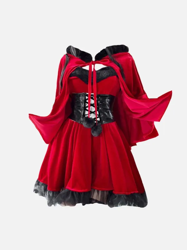 Little Devil Sexy Christmas Dress sold by Yugen Theory