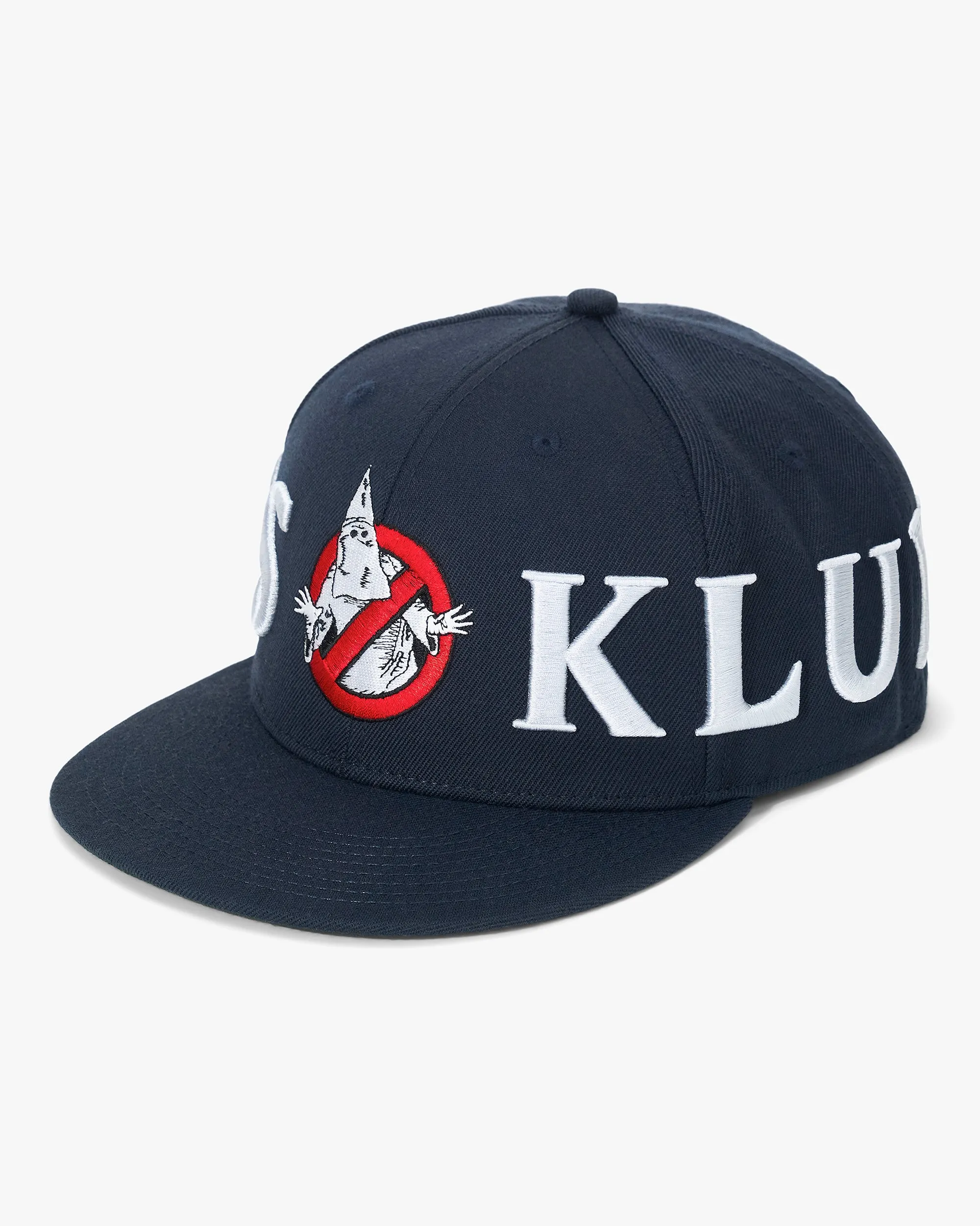 WCKDTHGHTS KLUXBUSTERS WRAP FITTED CAP (KNIGHT BLUE) sold by Wckdthghts