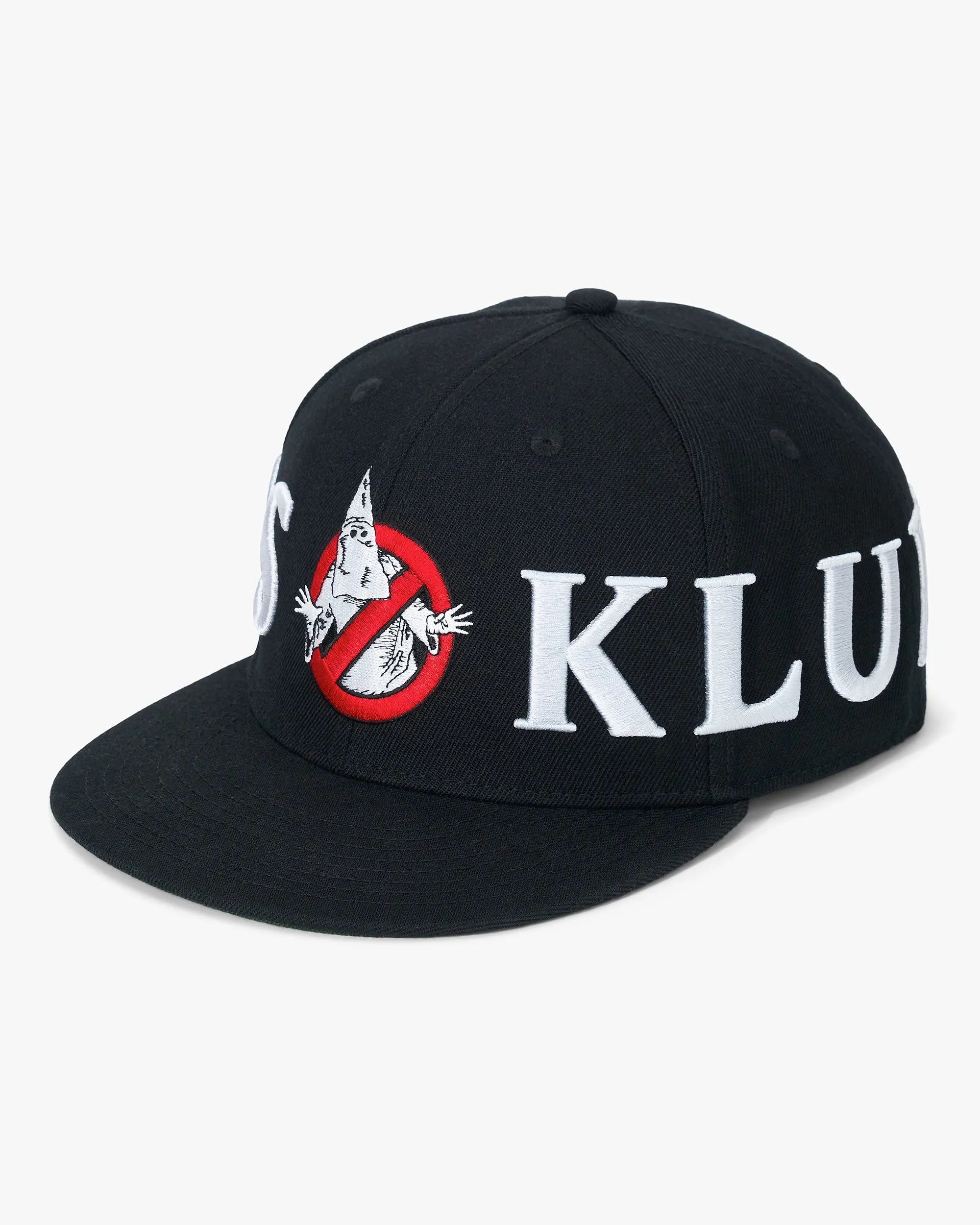 WCKDTHGHTS KLUXBUSTERS WRAP FITTED CAP (BLACK) sold by Wckdthghts