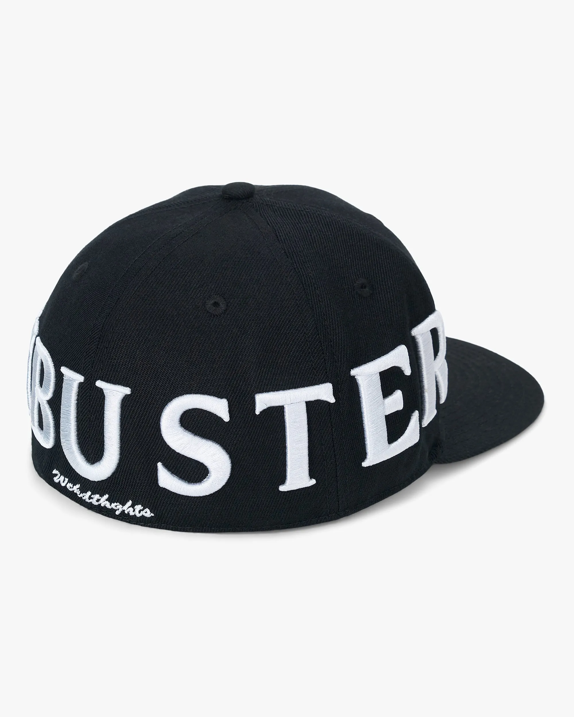 WCKDTHGHTS KLUXBUSTERS WRAP FITTED CAP (BLACK) sold by Wckdthghts product image thumbnail 3