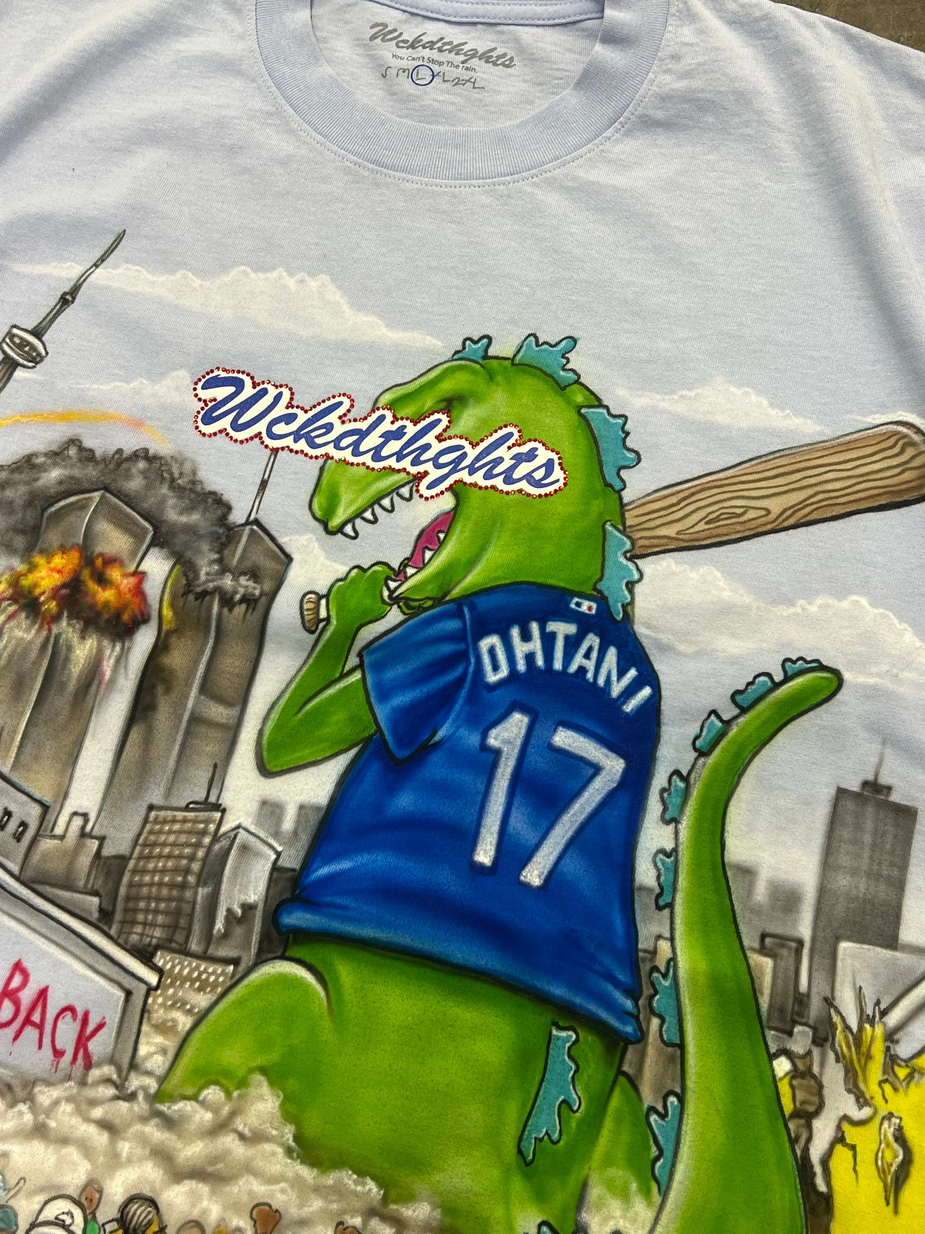 BACK 2 BACK WORLD CHAMP S/S (SKY BLUE) sold by Wckdthghts product image thumbnail 4