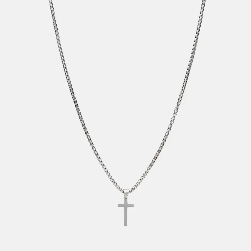 CROSS BOX CHAIN NECKLACE sold by Revelation Apparel