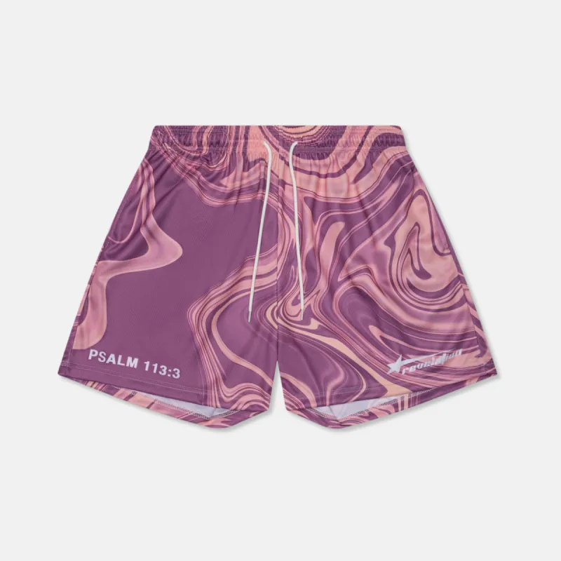 PSALM 113:3 MESH SHORTS sold by Revelation Apparel