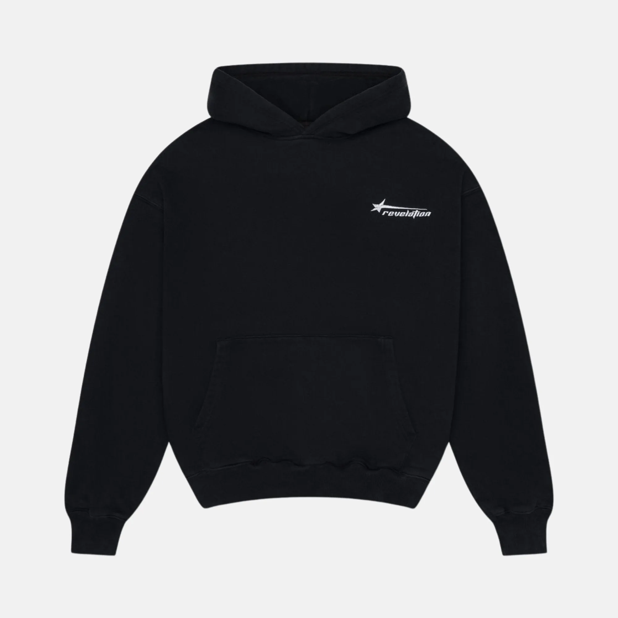 GOD SEES ALL ACID WASH HOODIE sold by Revelation Apparel product image thumbnail 2