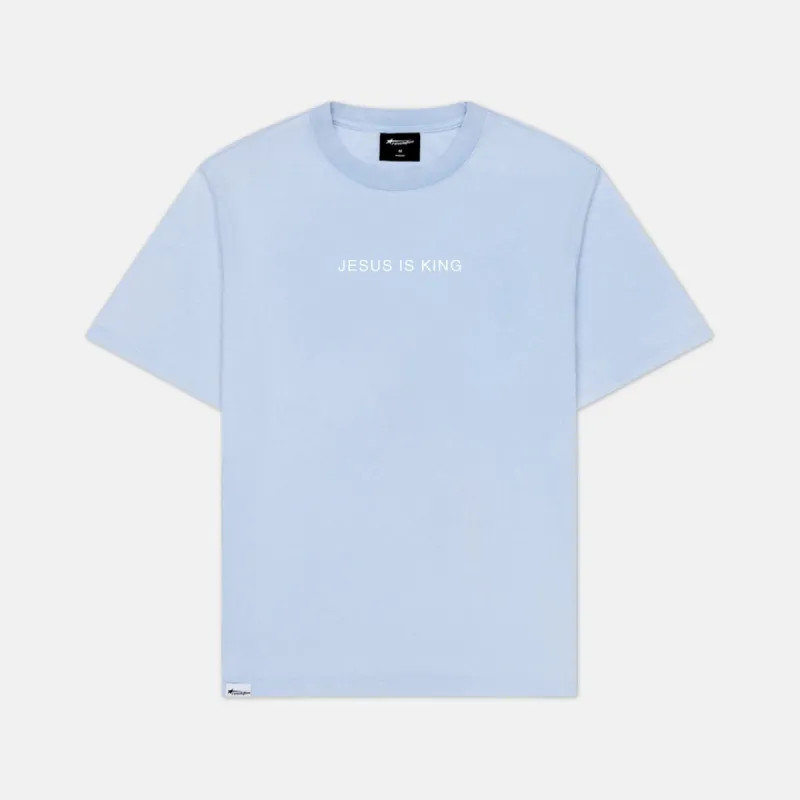 JESUS IS KING ACID WASH TEE sold by Revelation Apparel