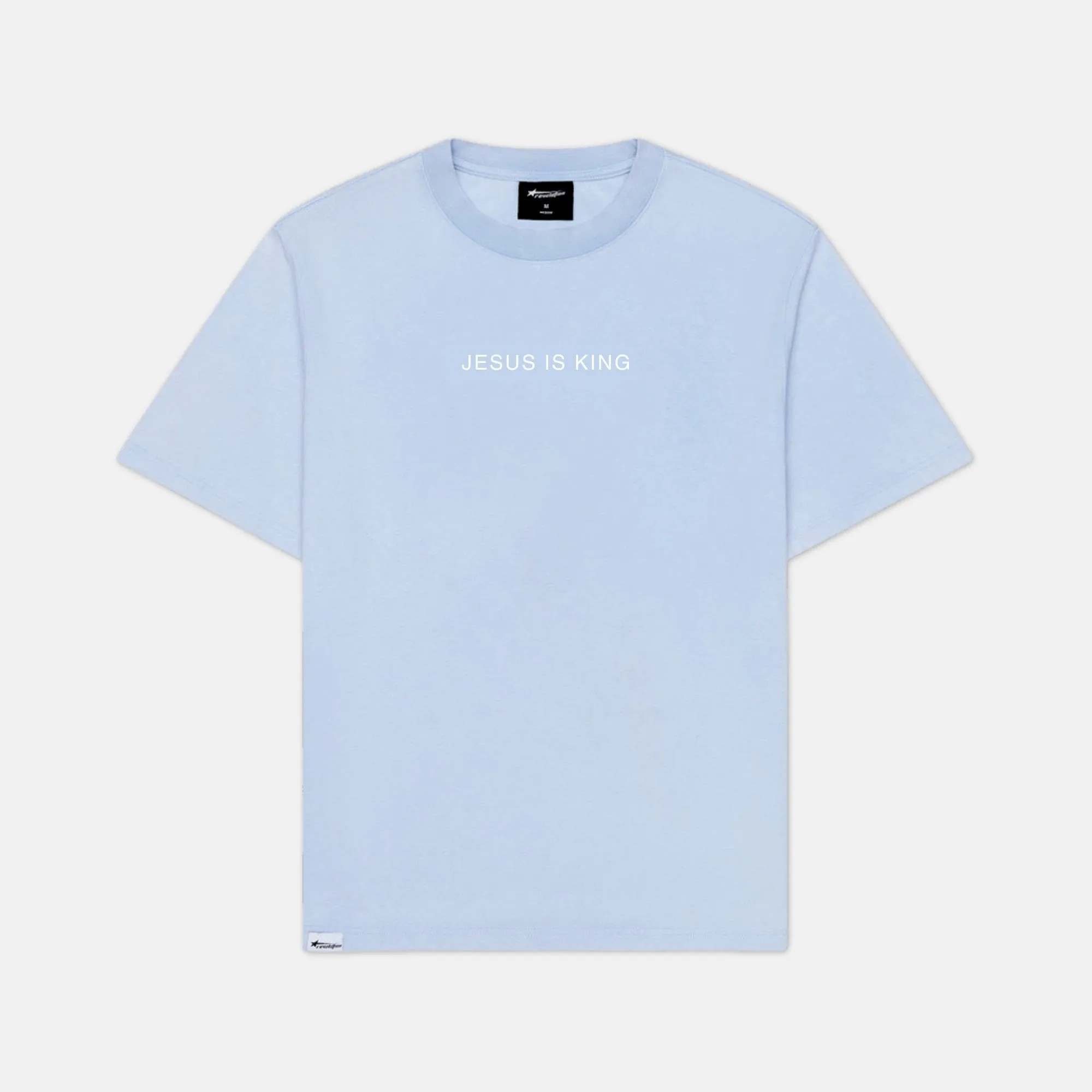 JESUS IS KING ACID WASH TEE sold by Revelation Apparel