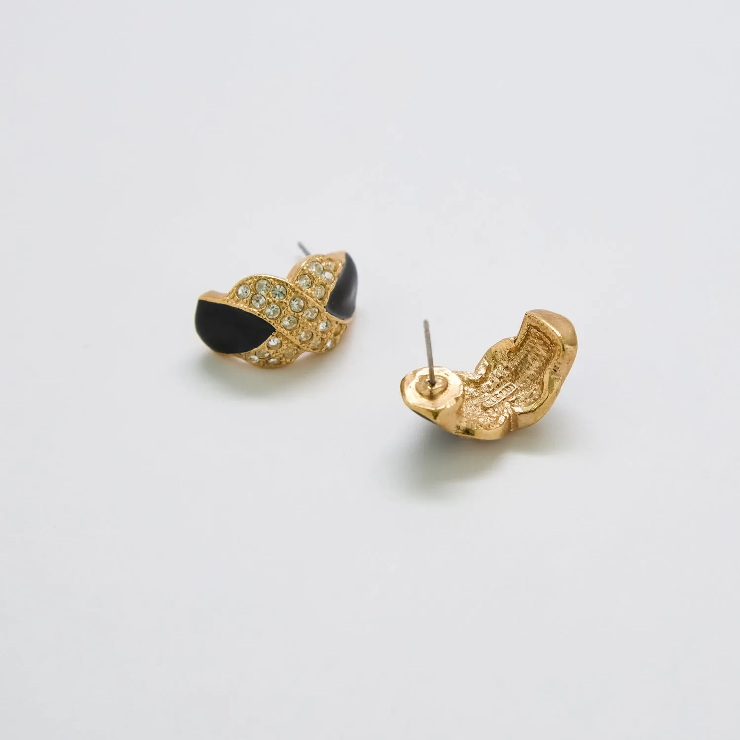 Vintage Roman Pave Earrings sold by Admiral Row product image thumbnail 3