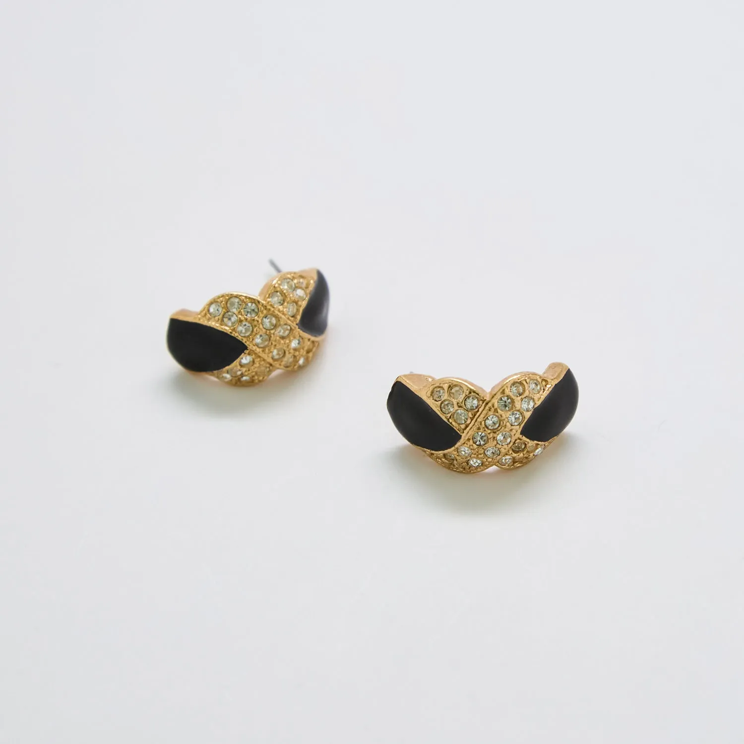 Vintage Roman Pave Earrings sold by Admiral Row