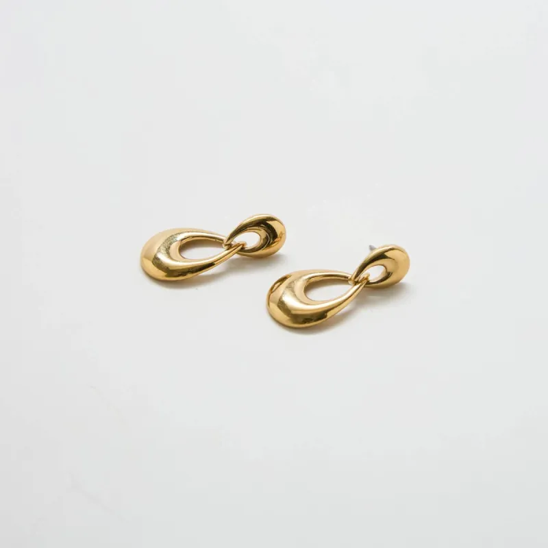 Vintage Trifari Mini Doorknocker Earrings sold by Admiral Row