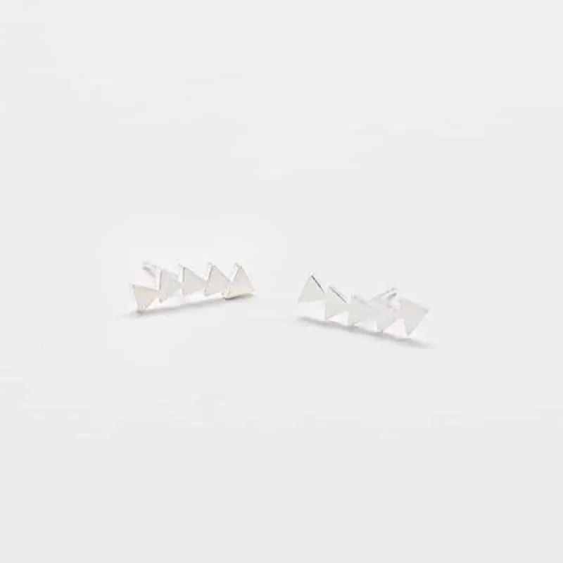 Silver Triangle Ear Crawlers sold by Admiral Row