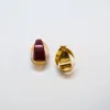 Vintage Gold and Maroon Ribbon Earrings sold by Admiral Row