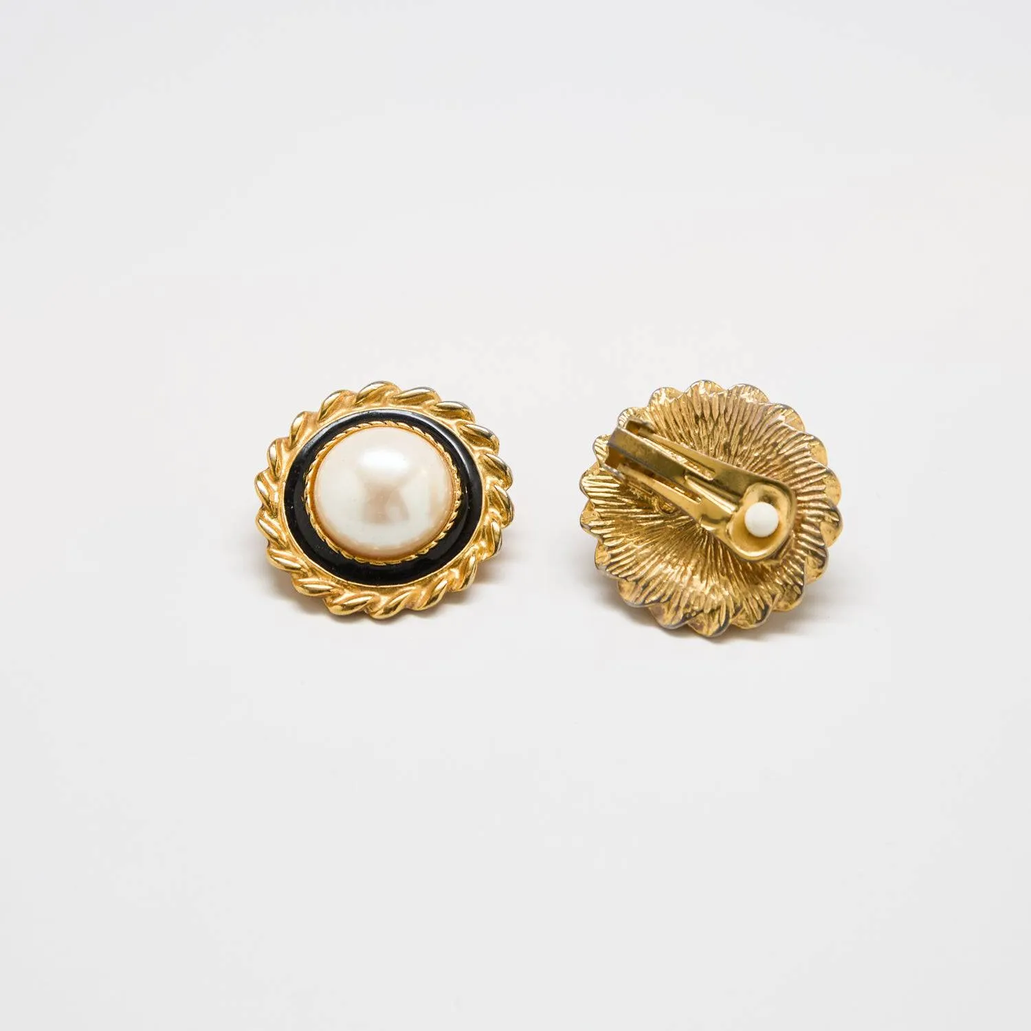 Vintage Park Lane Pearl Twist Earrings sold by Admiral Row product image thumbnail 3