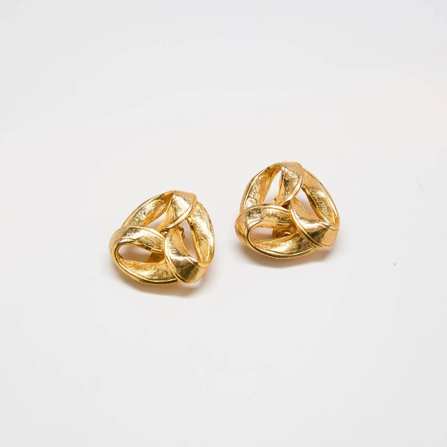 Vintage Trinity Knot Ribbon Earrings sold by Admiral Row