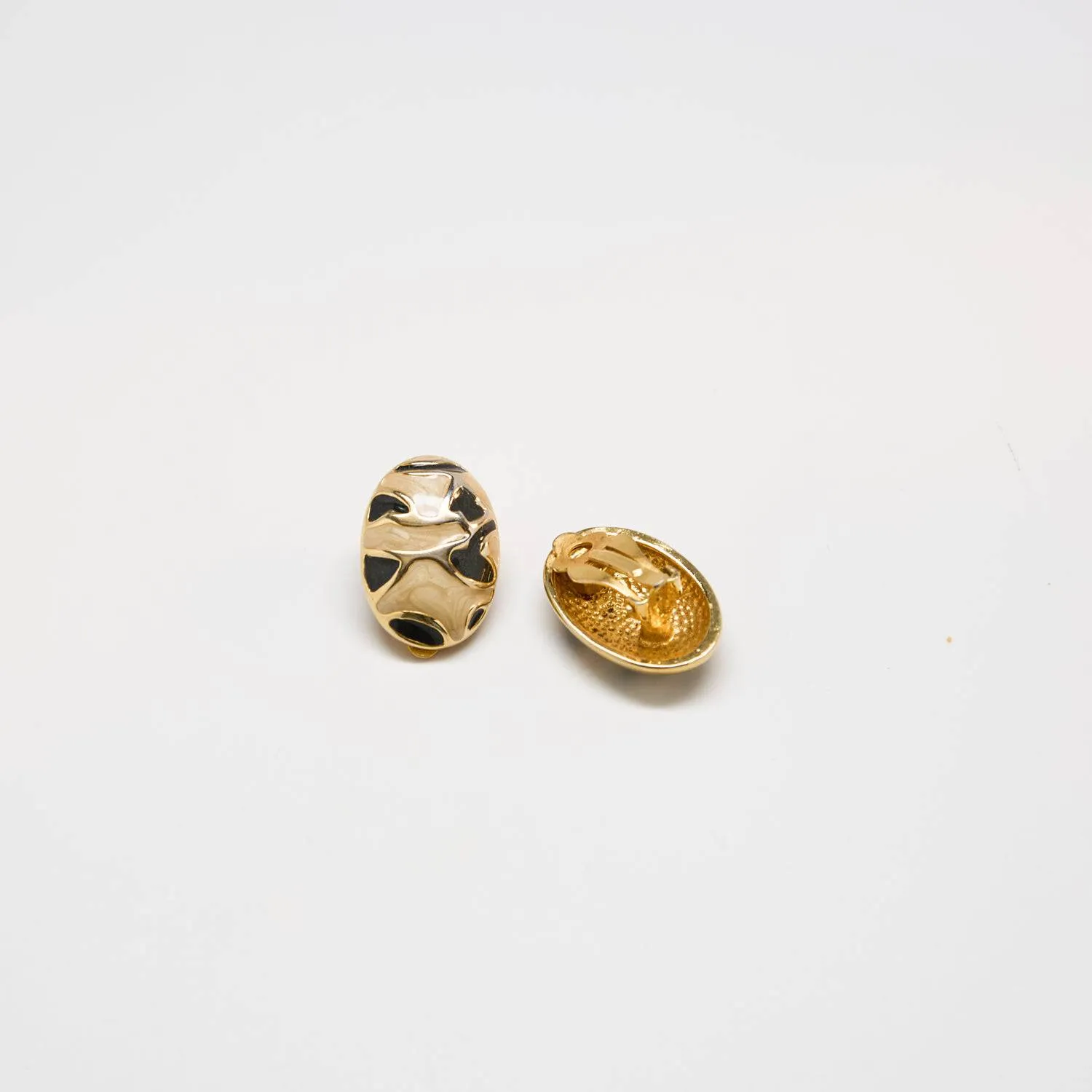 Vintage Abstract Oval Earrings sold by Admiral Row product image thumbnail 2