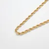 Gold Chunky Rope Chain Necklace - Imperfect sold by Admiral Row