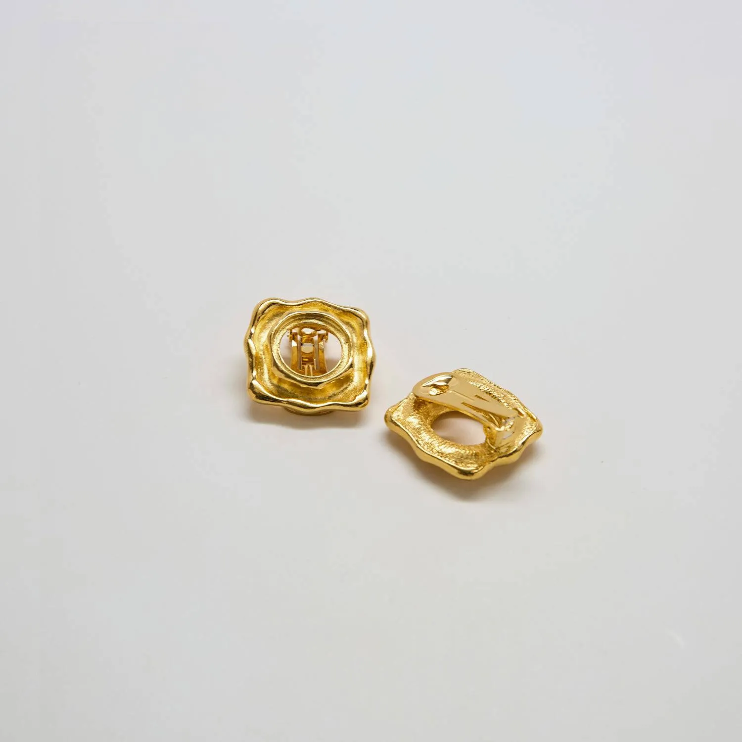 Vintage Cutout Clip-on Earrings sold by Admiral Row product image thumbnail 3