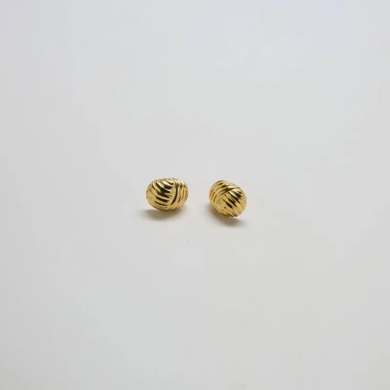 Vintage Crossover Stud Earrings made by Admiral Row