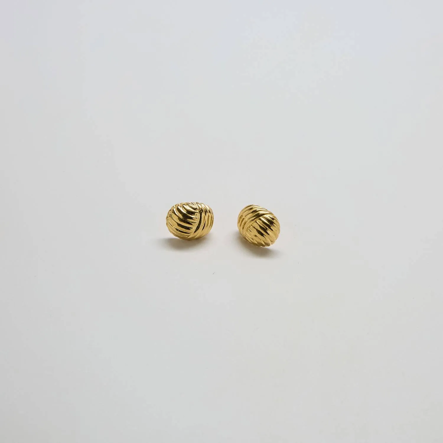 Vintage Crossover Stud Earrings sold by Admiral Row