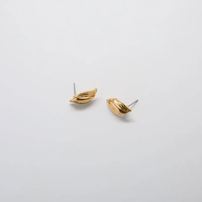 Vintage Gold Ellipse Earrings sold by Admiral Row