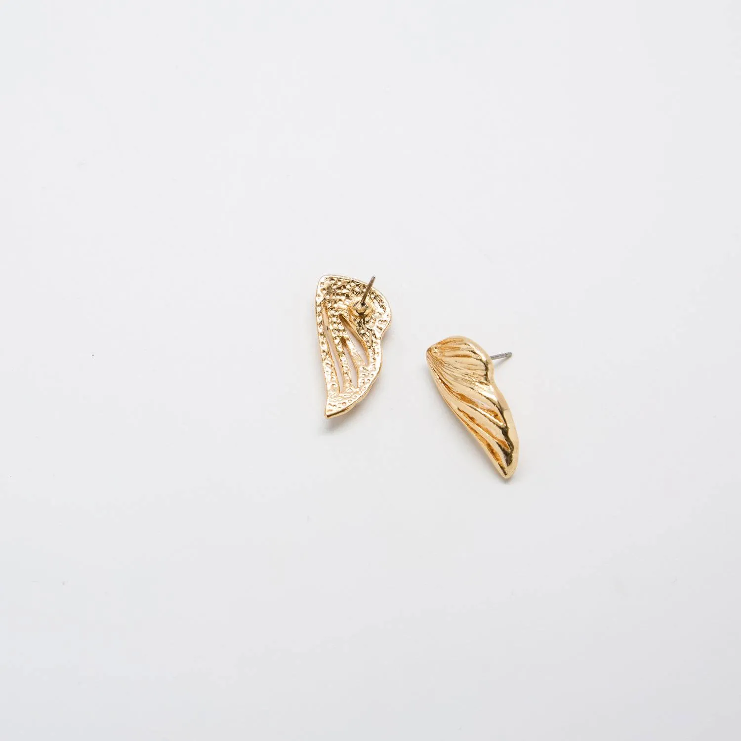Vintage Gold Butterfly Wing Earrings sold by Admiral Row product image thumbnail 2