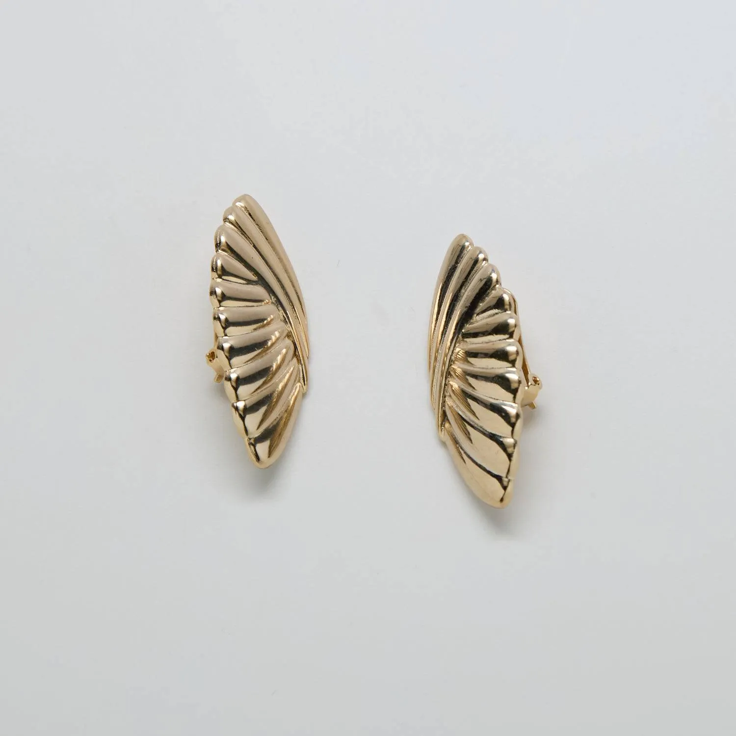 Vintage Art Deco Wing Earrings sold by Admiral Row