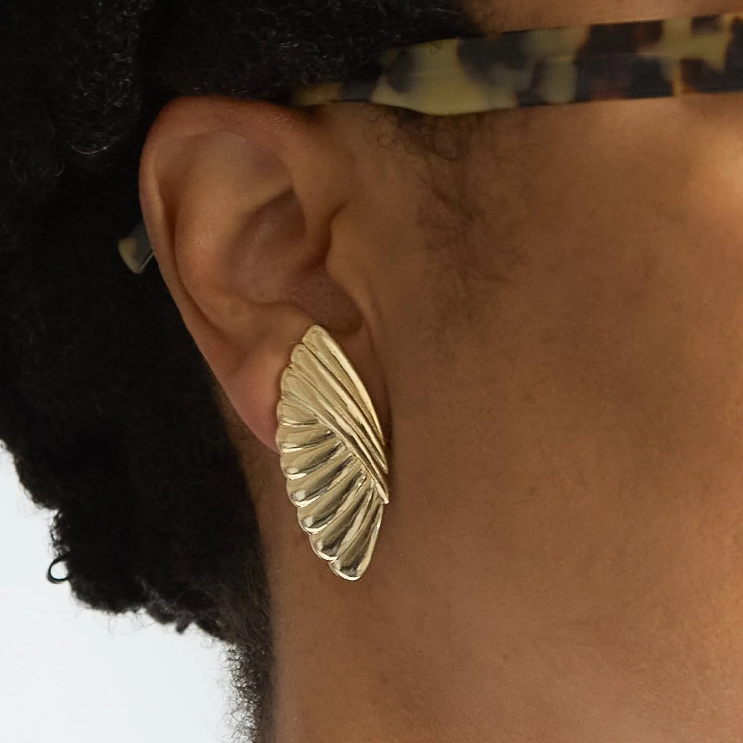 Vintage Art Deco Wing Earrings sold by Admiral Row product image thumbnail 2