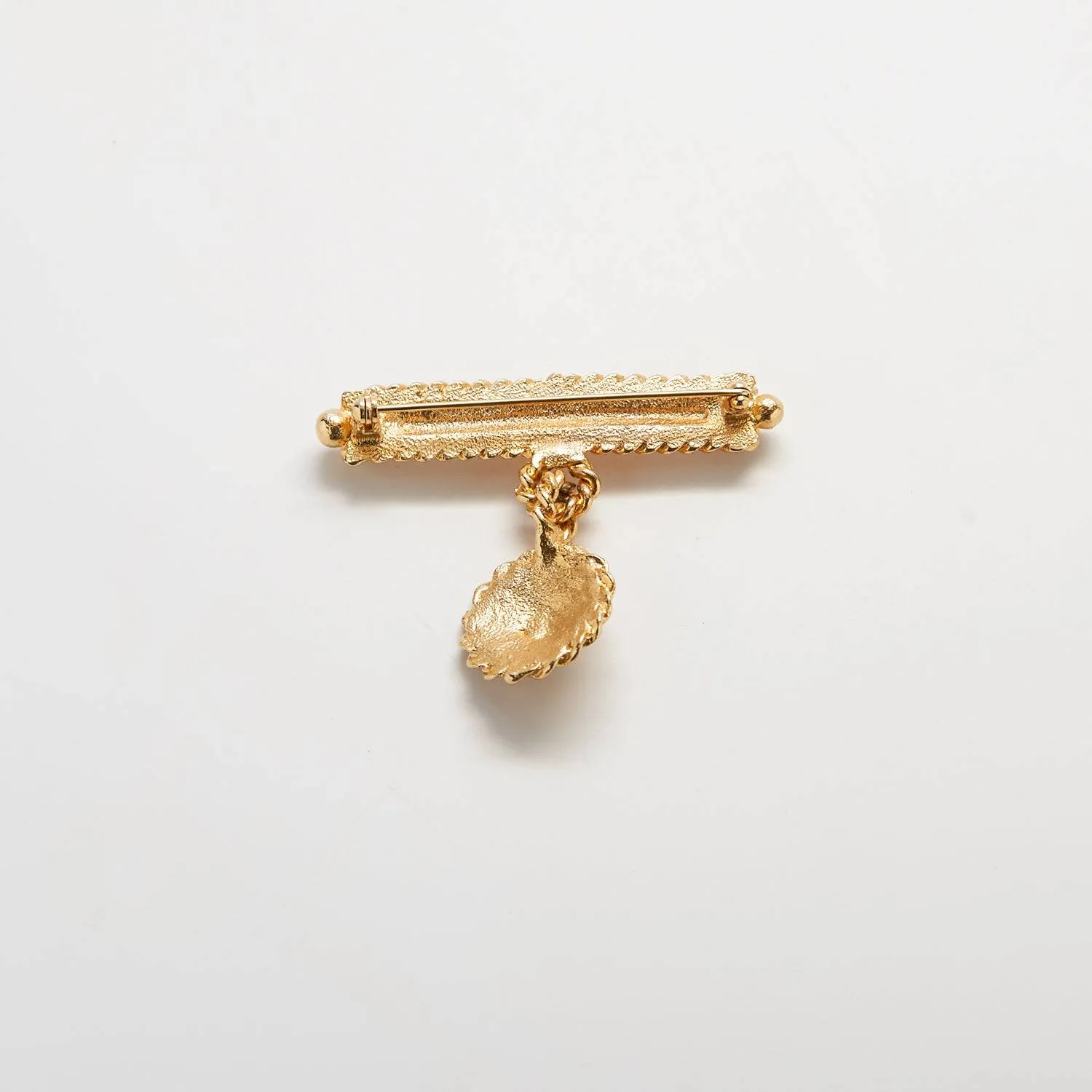 Vintage Pearl and Gold Brooch sold by Admiral Row product image thumbnail 2