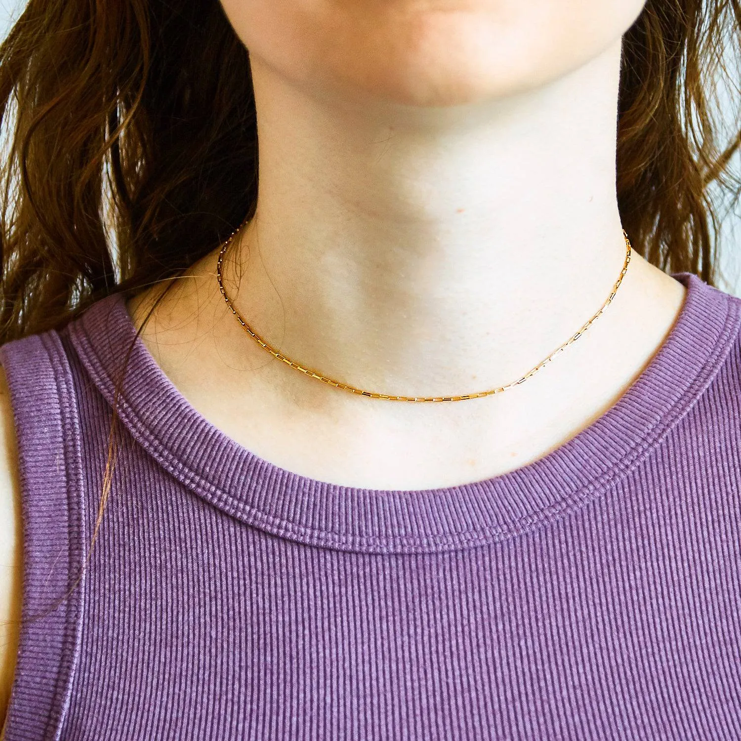 Gold Bar Choker Necklace sold by Admiral Row product image thumbnail 2