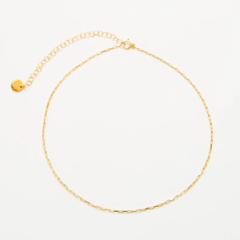 Gold Bar Choker Necklace sold by Admiral Row