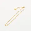 Gold Double Link Chain Bracelet sold by Admiral Row